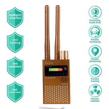 

Wireless Scanner Signal GSM Device Finder RF Detector Micro Wave Detection Security Sensor Alarm Anti-Spy Bug Detector