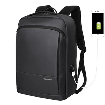 

Large Capacity Men's Business Backpack USB Charging 15.6 Inch Laptop Waterproof Backpack Casual Travel Student Bag for Teenager