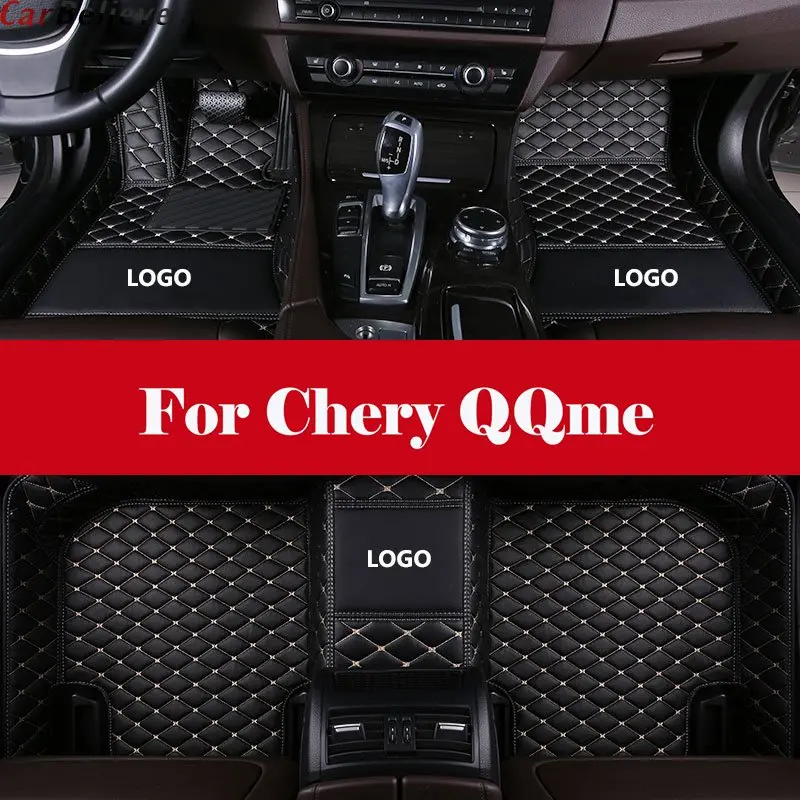 

Auto Waterprof Accessories Leather Floor Liners Carpets LHD Car Floor Mats For Chery QQme