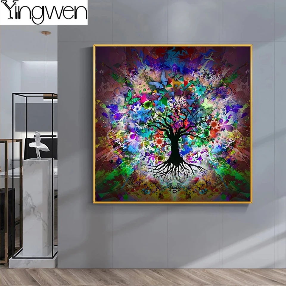 Cheap Tree of Life Diamond Art By Gustav Klimt 5D Diamond Painting  Scandinavian Landscape Cross Stitch Diamond Mosaic Amazing Artwork