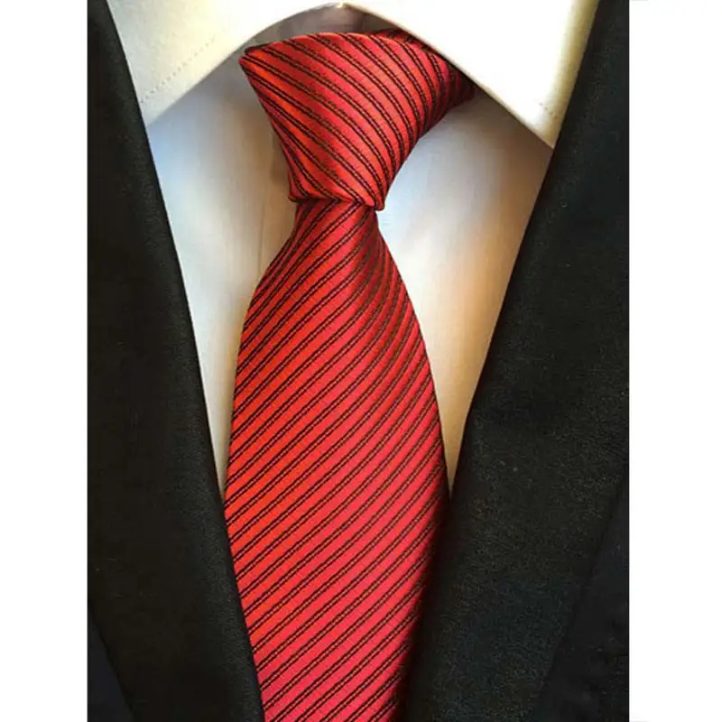 Мужские галстуки роскошные шелковые галстуки на шею 8 см Полосатый Цветочный Пейсли Классический галстук для мужчин Формальный Бизнес Свадебная вечеринка Gravata подарок
