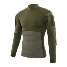Военная форма, боевая рубашка для мужчин, штурмовая тактическая камуфляжная американская армейская футболка, топы с длинными рукавами, Мужская Уличная тренировочная одежда