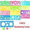 Animal Geometry Spirograph Drawing Stencils Set Painting Template Rulers Art Crafts Creative Children Kids Educational Toy 6