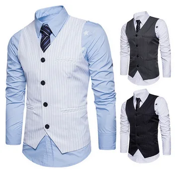 

Men Suit Vest Brand Male Waistcoat Classic England Business Suit Vest Men Wedding Groom Groomsmen Clothes Fashion