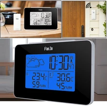 3364 Метеостанция радио с наружным датчиком будильник цифровой термометр