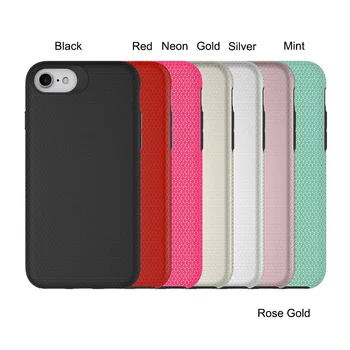 

Rugged Armor Case for iPhone XR Xs Max Anti Shock Absorption Hard Heavy Duty TPU Back Cover Neon Girl Sports case iPhone 7/8