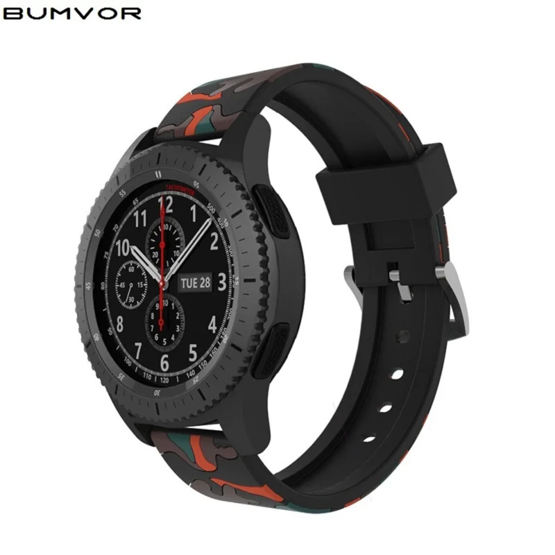 Силиконовый ремешок для Samsung Galaxy Watch 46 мм/Gear S3 frontier/классический браслет huawei watch GT 2