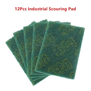 

12Pcs Industrial Scouring Pad Hand Sanding Grinding Pad Coarse to Fine Polish Flexible Non-woven Rust Removal Cloth Dropship