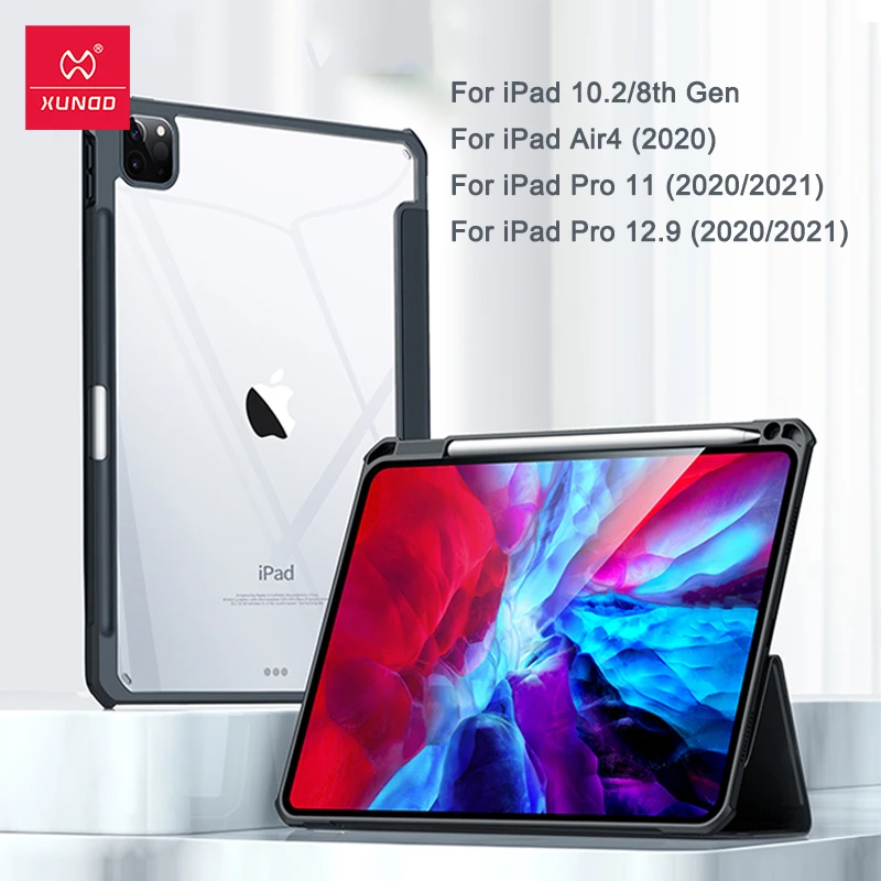 Für iPad Air 4 Mini 6 Fall, iPad Pro 11 2021 2020 Fall, xundd Tablet  Abdeckung Mit Bleistift Slot, Für iPad Pro 11 12,9 8th Gen funda|Tablets &  E-Book-Hülle| - AliExpress