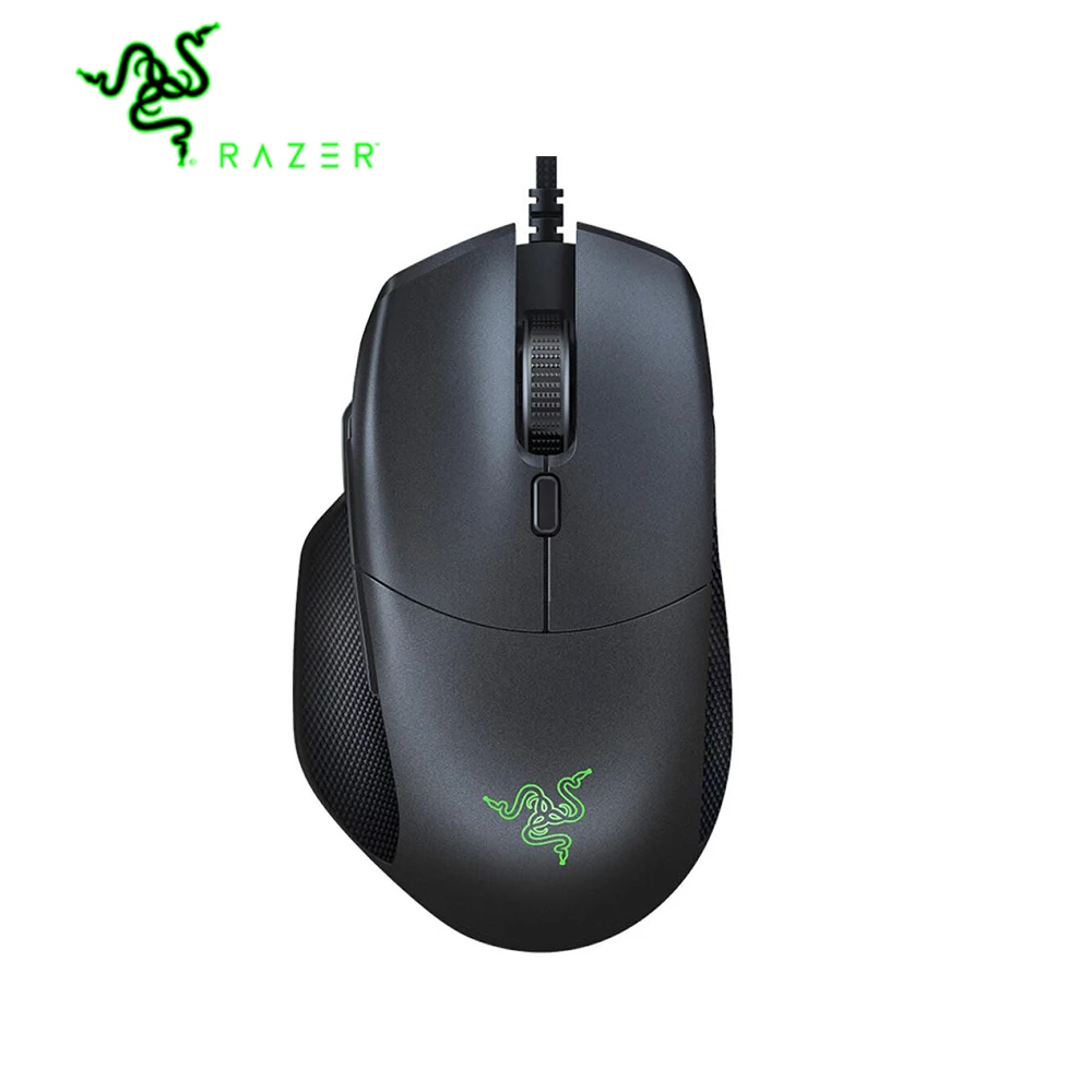 Razer Basilisk Эфирная Проводная игровая мышь 6400 dpi оптический датчик RGB красочное освещение с 7 программируемыми кнопками правая рука