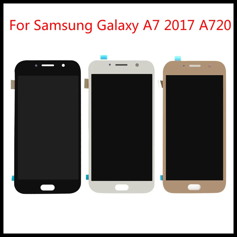 

For Samsung Galaxy A7 2017 A720 A720F A720M LCD Touch Screen Digitizer Assembly Replacement Free Tools