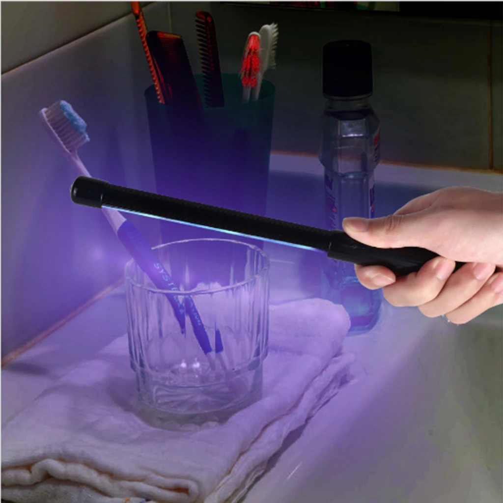 Portable UV Disinfection Light LED Sterilization Lamp Ultraviolet Lamp UV Sterilizer Light USB Rechargeable Bactericidal Lamp