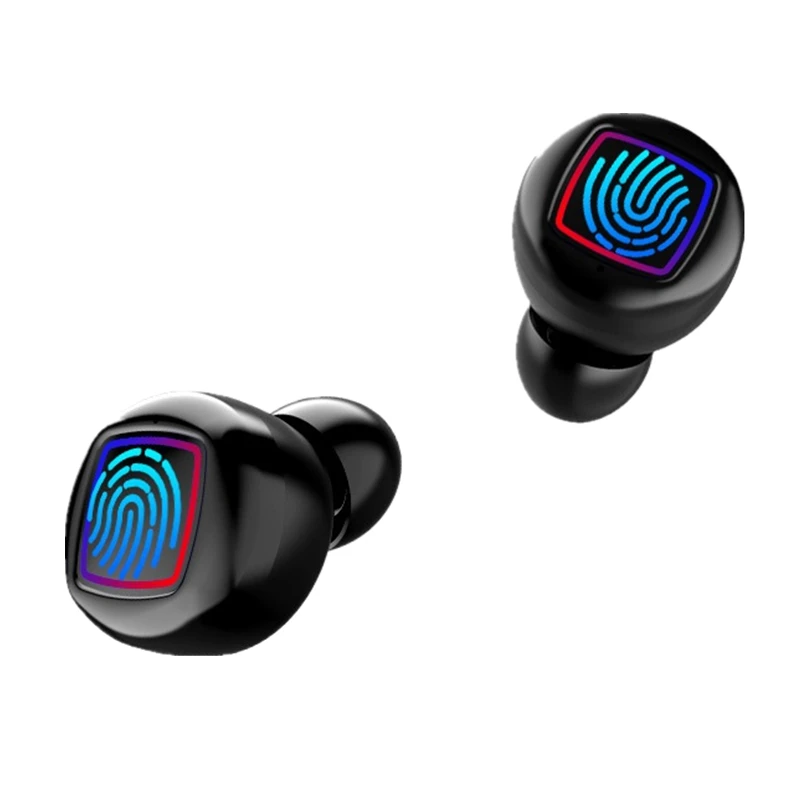 TWS 5,0 bluetooth наушники 6D стерео беспроводные наушники HIFI объемные спортивные наушники 3D отпечаток пальца сенсорное управление наушники