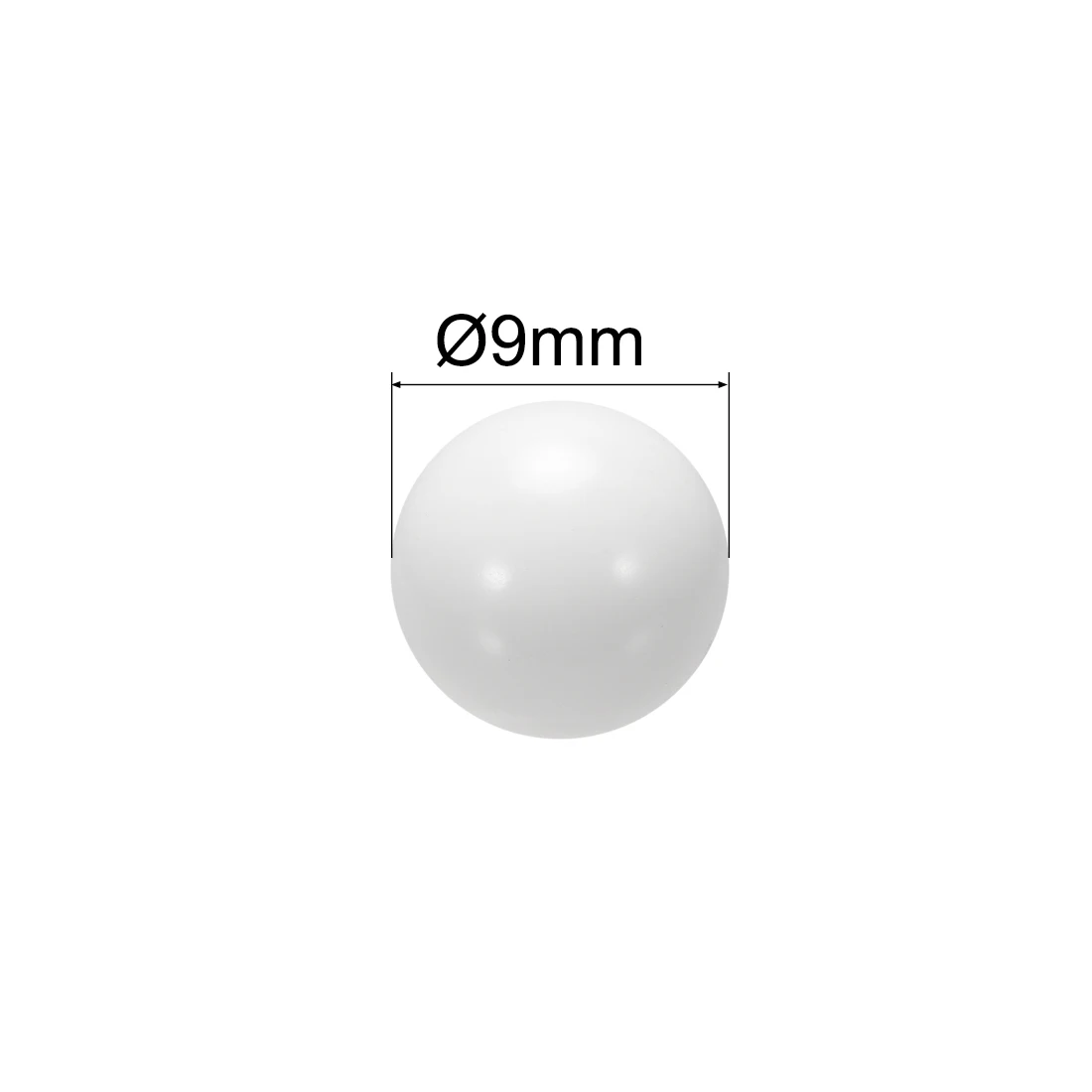 Uxcell 1-100 шт, 4,5 мм, 5 мм, 6 мм, 7 мм, 8 мм, 9 мм, 10 мм, 11 мм, 12 мм, 20 мм, 25 мм, 30 мм метрическое кольцо для монет, шариковый пластиковый подшипник