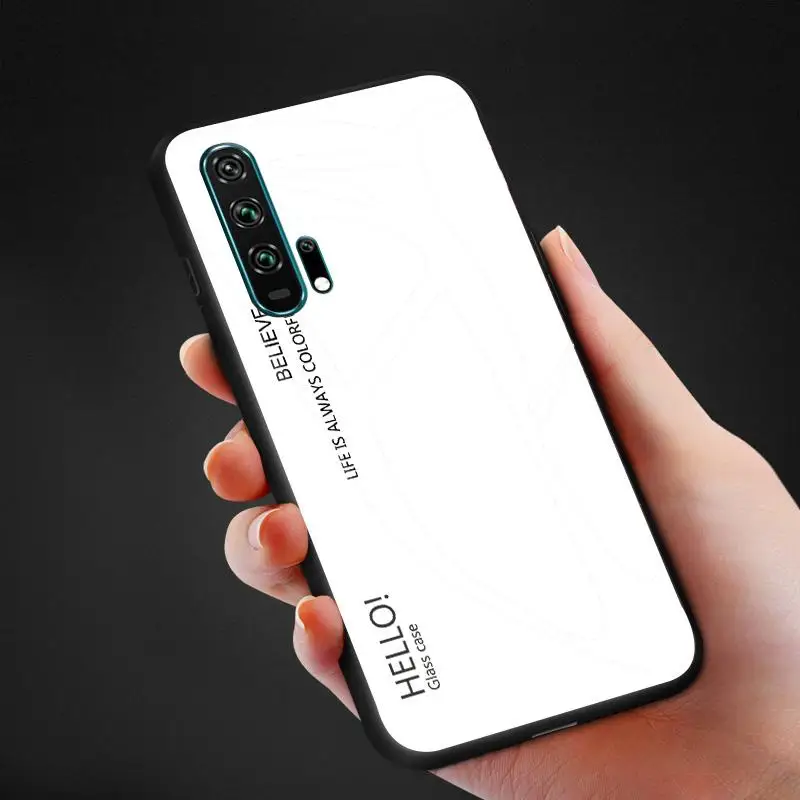 

NFie Gradient Tempered Glass Protective Cases For Huawei 10lite P10lite Y7 Y9 Honor 10 8X 8C Mate20Pro MAX Nova3 P20Pro