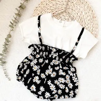 

2020 New Style Babys Girls Patchwork Romper Summer Babys Jumpsuit 6-24 Month QH594