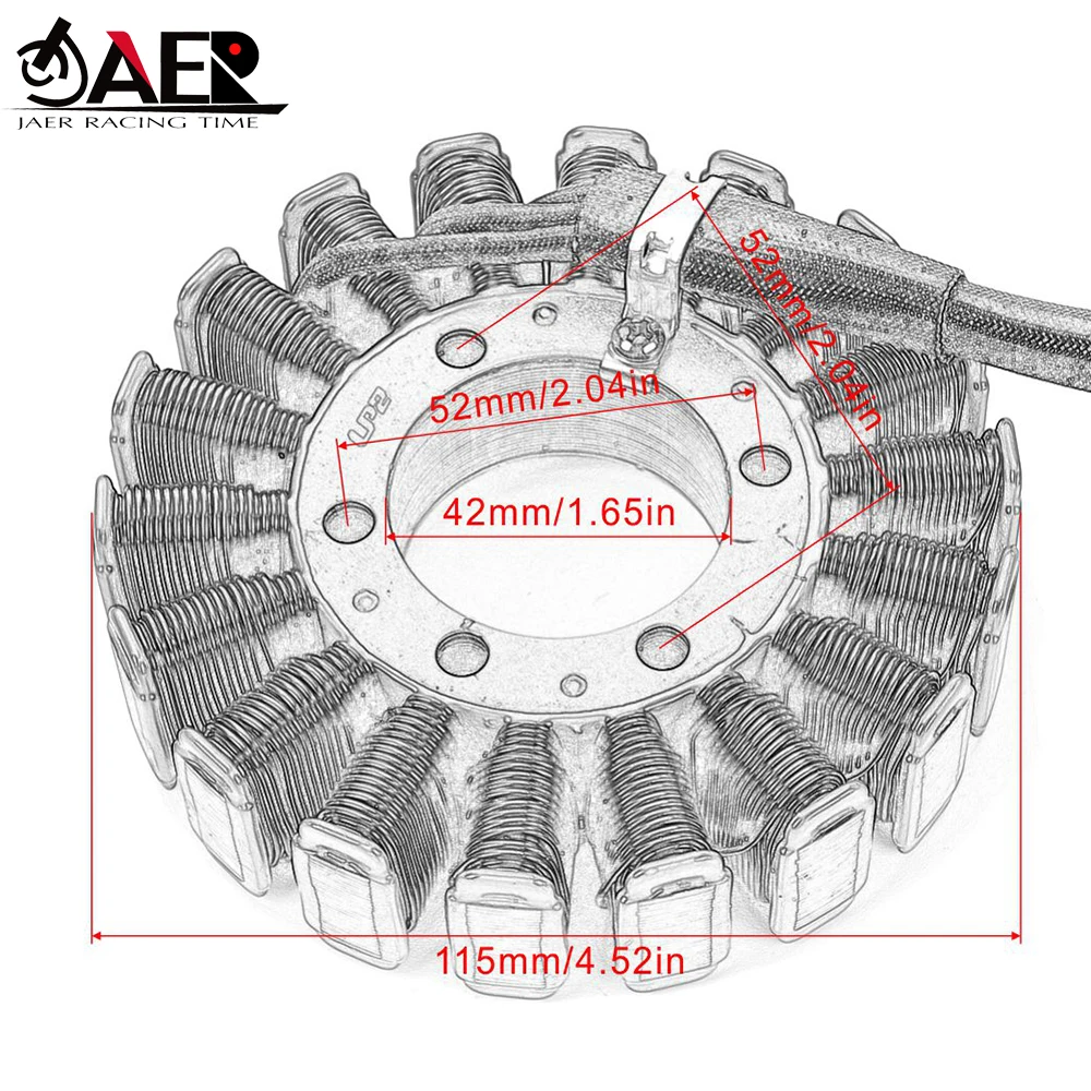 JAER статор мотоцикла катушки для Honda VFR800 2002-2009 31120-MCW-D03