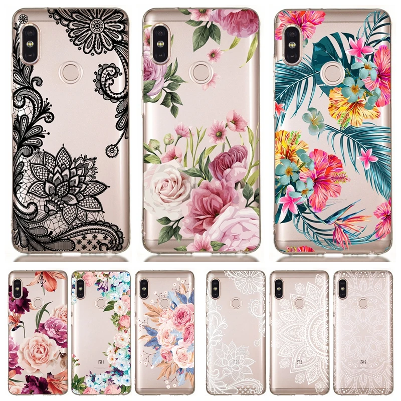 

Case on for Coque Xiaomi Redmi Note 7 5 6 Pro 4 4X 5 Plus Case Xiaomi Mi 9 8 A1 A2 Lite Cases Retro Flower Soft Silicone Cover