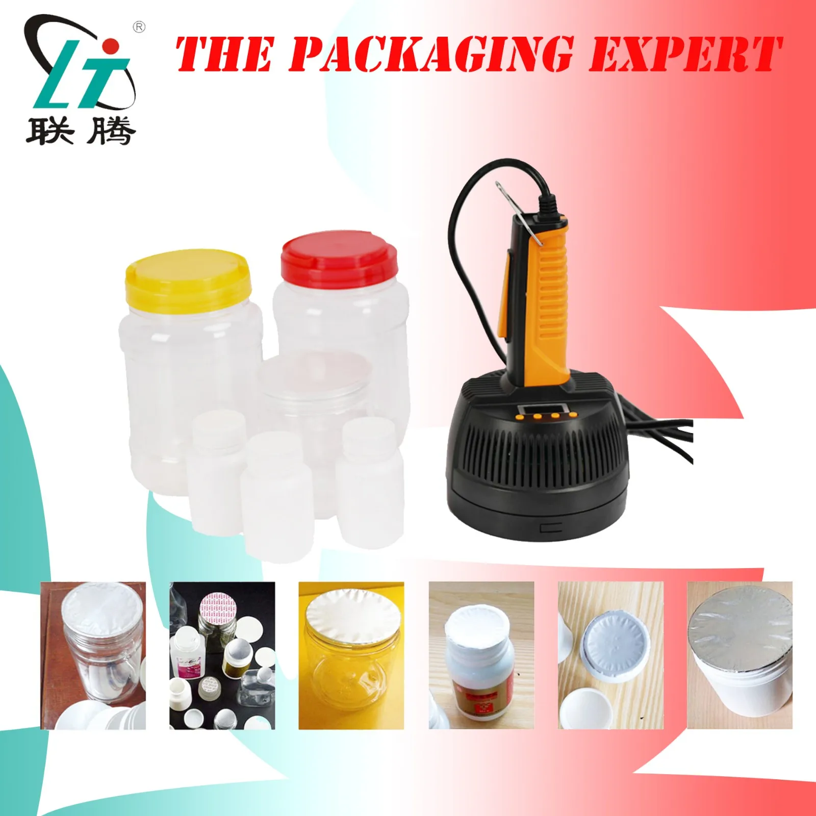 Hand Held Electromagnetic Induction Sealing Machine Plastic Glass Bottle Cap Sealer 20-100mm Aluminium Foil Free Shipping | Бытовая