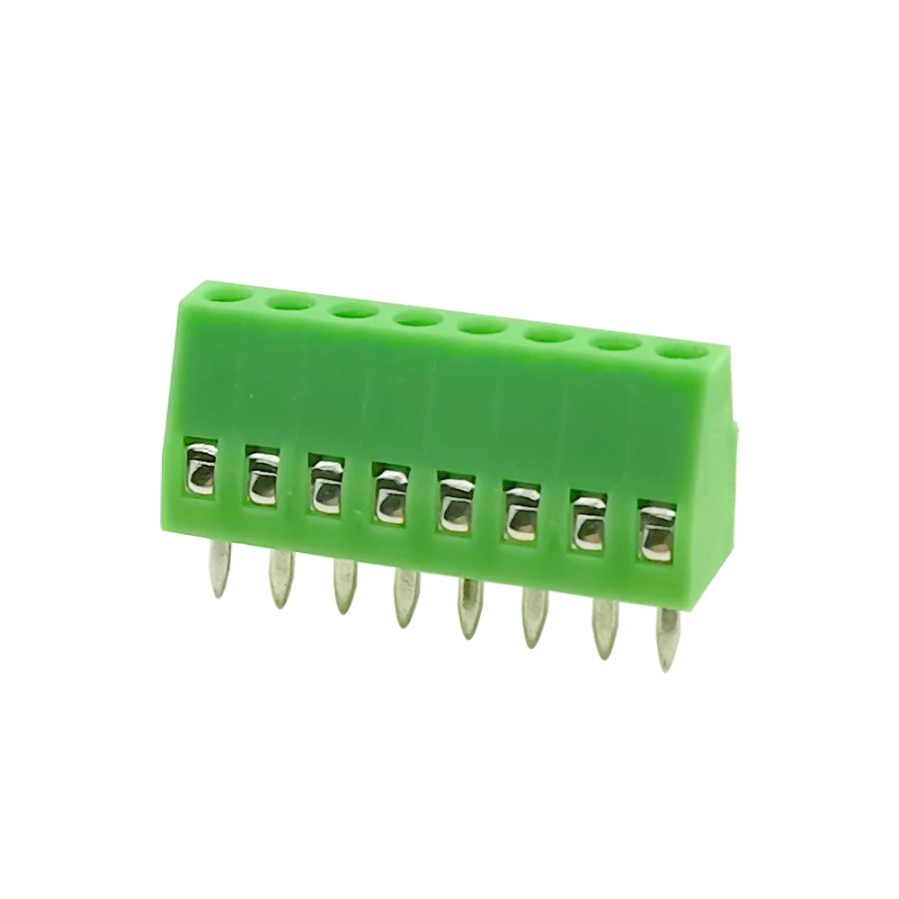 10 Pezzi Morsettiere PCB 2.54mm 12Pin - Connettore Vite Universale Verde Per Cablaggi Elettronici - Foto 4