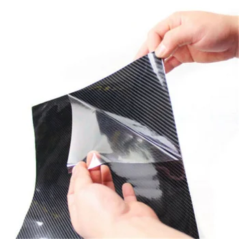 

1 pc Car Sticker Accessories Ultra Black Carbon Fiber Style High quality