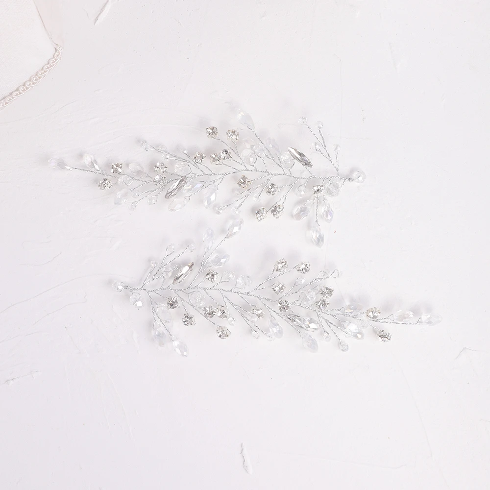 Silver Shine Crystal Rhinestone Headband Women Wedding Hair Accessories