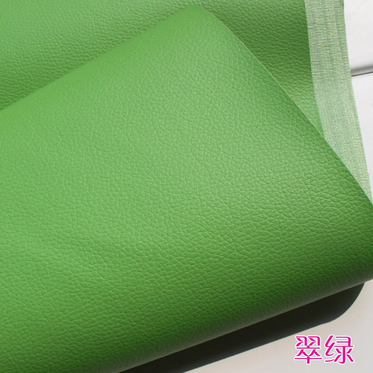Durable Waterproof Soft Faux Leather Fabric with Lychee Pattern for Upholstery & DIY Projects