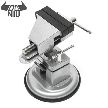

DANIU 360 Degree Rotary Adjustable Table Vise Fixed Frame Sucker Clamp Adjustable Table Vise Rotatable Alloy-Bench Tools