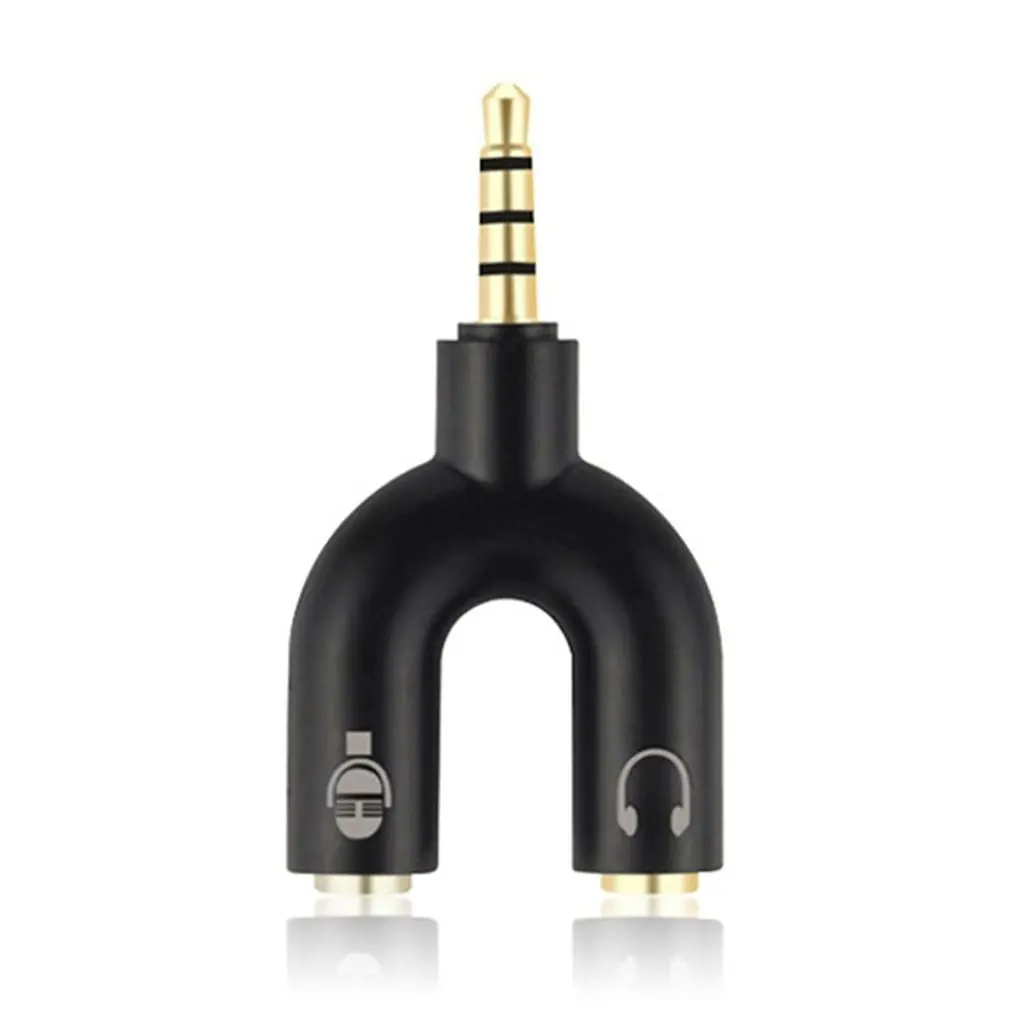 For Xbox One Adapter (TRRS) Headset Headphone Mic 2 to 1 Splitter for PS4 PC Laptop Ear Audio | Электроника