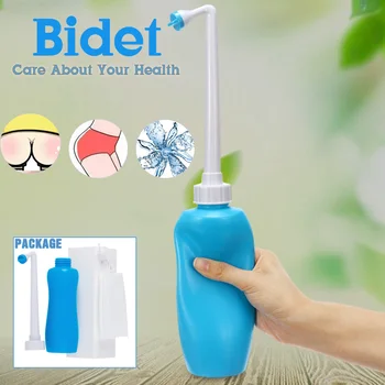 

400ml Portable Travel Hand Held Bidet Sprayer Personal Cleaner Hygiene Bottle Spray Washing