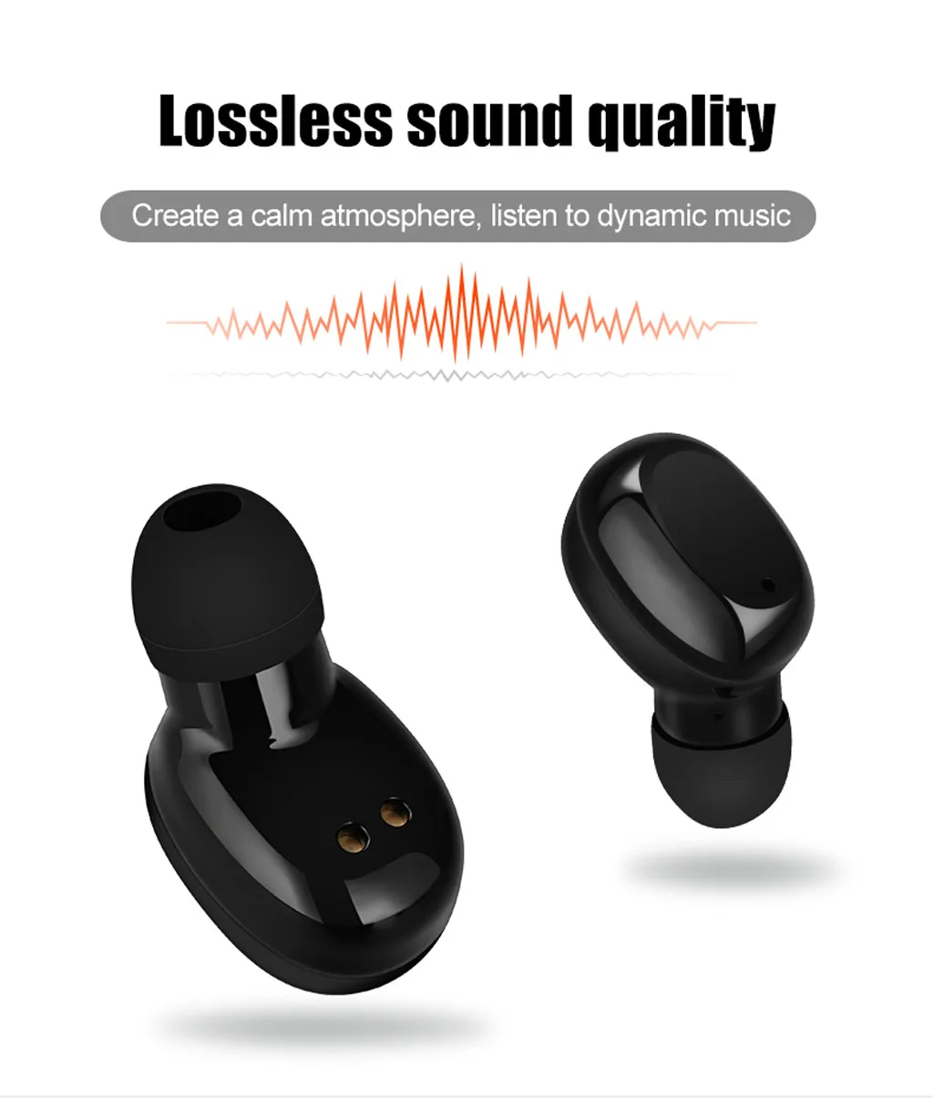 Ouhaobin Беспроводная bluetooth-гарнитура 5,0 наушники спортивные водонепроницаемые наушники для iPhone/Android системы