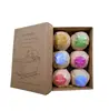 6Pcs Aromatherapy Bubble Bath Bombs with Coconut Oil Gift Bath Fizzies, Dropshipping 1