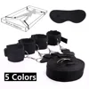 Sex Toys For Woman Men BDSM Bondage Set Under Bed Erotic Restraint Handcuffs & Ankle Cuffs & Eye Mask Adults Games for Couples ► Photo 2/6