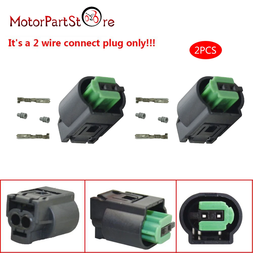 10 шт. 2 провода штекер байпасный эмулятор для BMW E34 E32 E46 E36 E38 E39 Z3 X5-E53 сиденье коврик подушка безопасности сиденье датчик давления топлива - Цвет: 2pcs