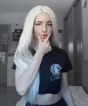 Pelucas sintéticas malla con división frontal largas o cortas, rectas, color blanco, Cosplay/fiesta/pelucas para uso diario para mujer, fibra resistente al calor