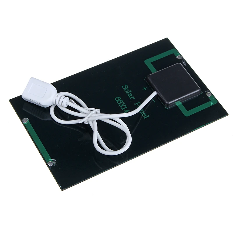 Профессиональное солнечное зарядное устройство светодиодный фонарик 5 в 2 Вт USB Солнечная энергия солнечная панель для смартфонов ноутбуков