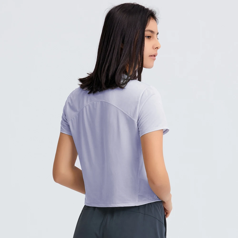 Workout Exercise Gym T-shirts Crop Tops 