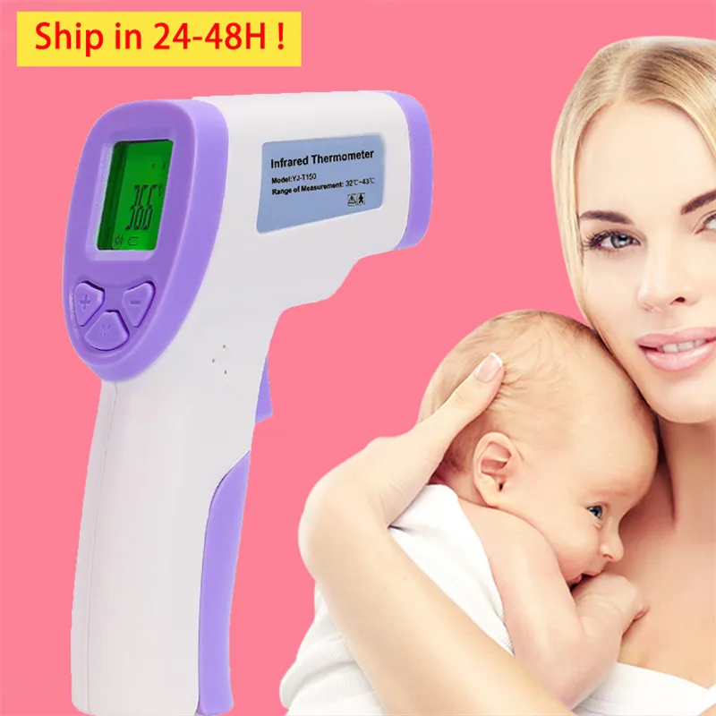 

Non-contact Digital body Thermometer Infrared Baby Adult Forehead Infrared Thermometer With LCD Backlight