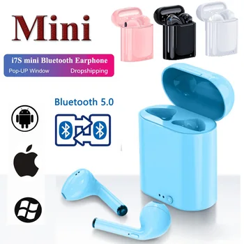 

i7s TWS Bluetooth Earphones Mini Sports Headset Waterproof Earbuds Music Earpieces For Xiaomi Huawei Iphone Wireless Headphones