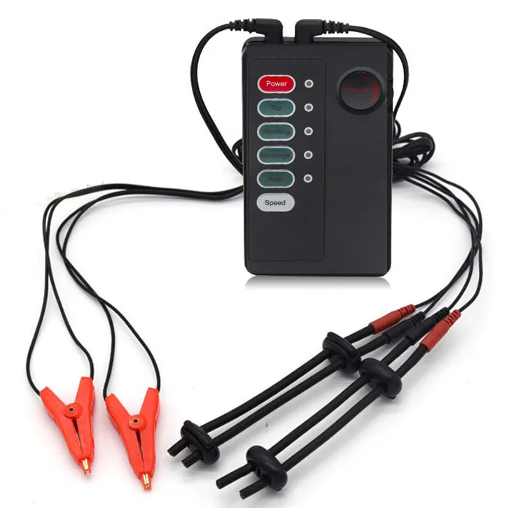 Electro Shock Sex Toys BDSM Stimulation Nipple Clip Clitoris Penis Ring Electrical Stimulation Cock Ring Masturbation Women Men