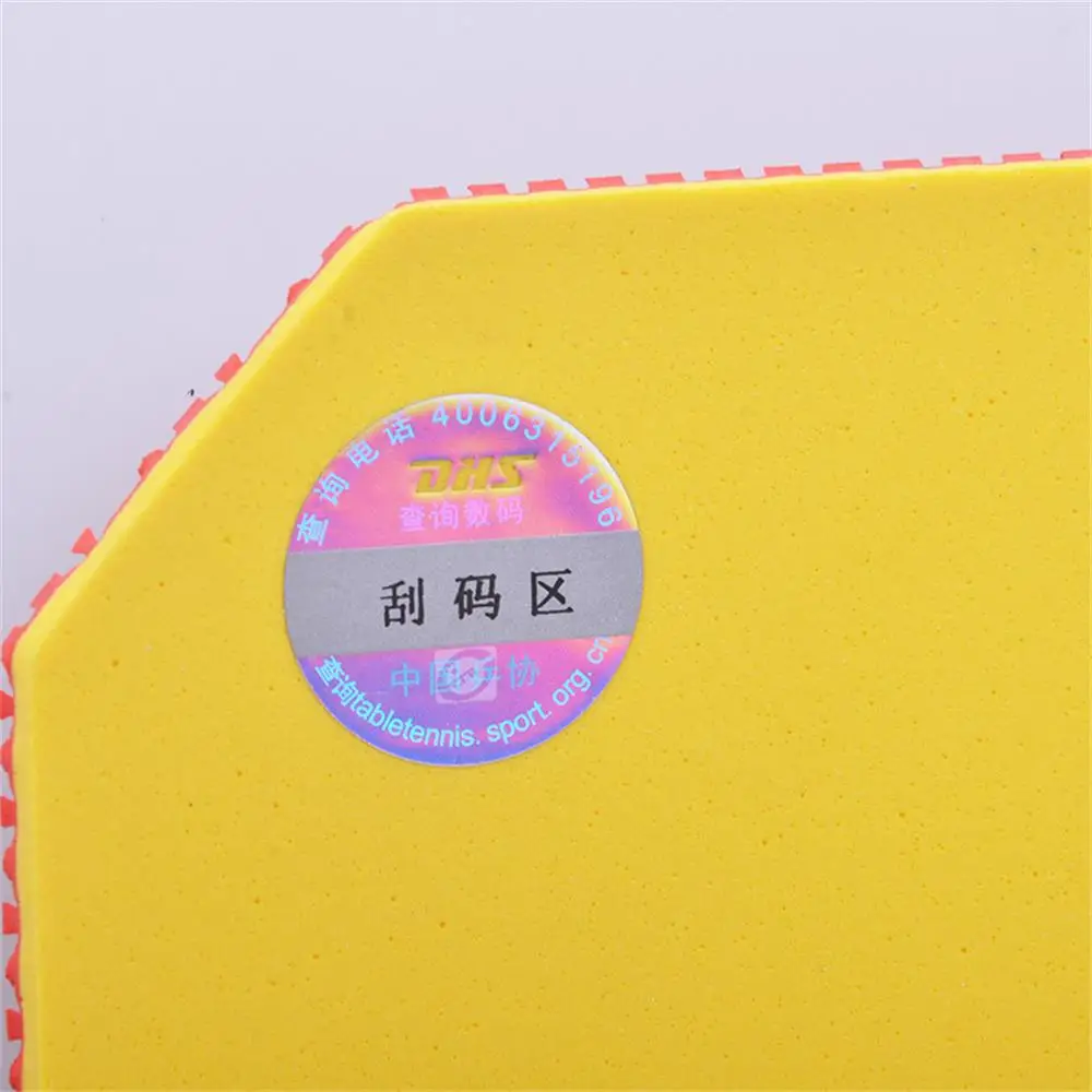 Оригинальный DHS 652 # короткий Pips out Настольный теннис/Pingpong Резина с губкой/Прыщи из