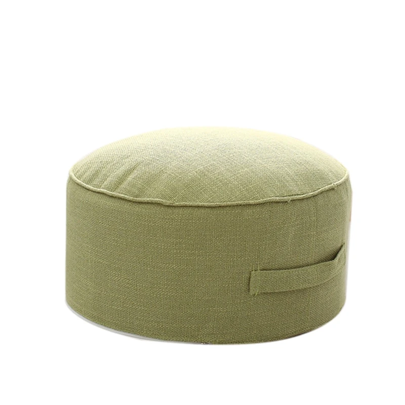 Light Green Дизайн, круглая высокая прочность губчатое сиденье Подушка Татами подушки медитационная Йога круглый коврик диванные подушки - Цвет: Light Green