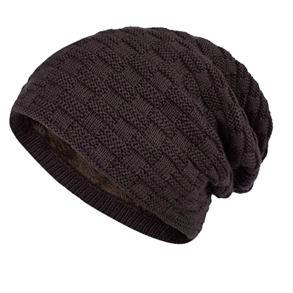Пара одноцветная вязаная шапка плюшевая утолщенная вязаная защита ушей теплая шапка мужские и женские шапочки горрос Mujer Invierno