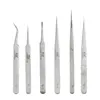 VETUS TS Stainless Steel Eyelashes Tweezers Anti-static Professional Volumn Eyelash Extension Eyebrow Makeup Tool 3