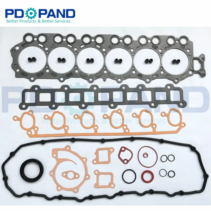 TB45 Engine Overhaul Rebuilding Gasket Kit 10101-VB085 for Nissan Patrol GRForkliftSafariY61 4478cc 4.5L 12V 1