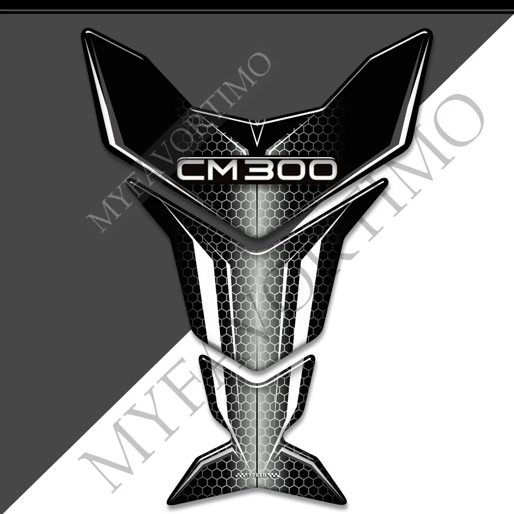 Decal Emblem Logo Protector Fuel Oil Kit Knee For HONDA Rebel CMX CM 300 CMX300 CM300 Tank Pad Stickers