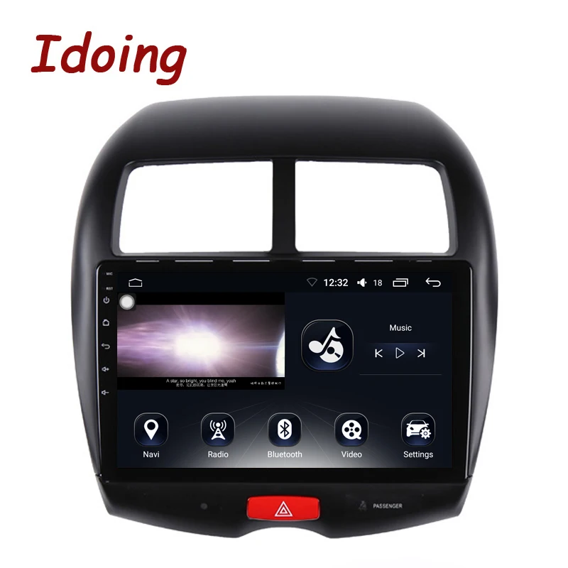 Мультимедийный плеер Idoing на Android восемь ядер экран 10 2 дюйма 4 Гб + 64