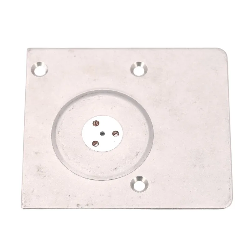 Embroidery Machine Spare Parts Needle Plate For SWF Length 102mm Width 90mm Hole Size 36mm