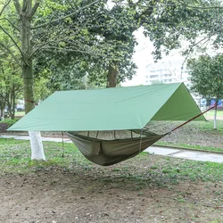 Hamac avec moustiquaire, hamac de Camping étanche avec parasol 