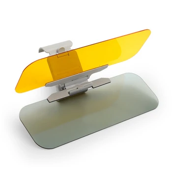 

HD Visor Day/Night Anti Glare Visor Clips On Vision Car Vehicle Glasses Shade NJ88